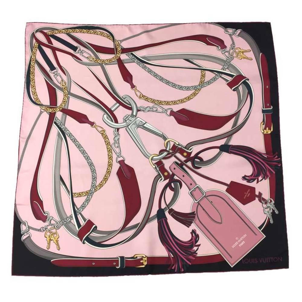 pink louis vuitton bag scarf
