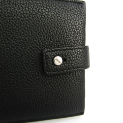 Saint Laurent 507618 Unisex  Embossed Calf Leather Wallet (bi-fold) Black