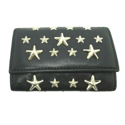 Jimmy Choo Studs 6 Series Ladies Key Case Leather Black