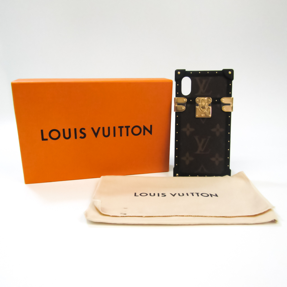 Louis Vuitton Monogram Monogram Phone Bumper Monogram,Noir Eye Trunk PHONE  X / XS iPhone Case M62618 | eLADY Globazone