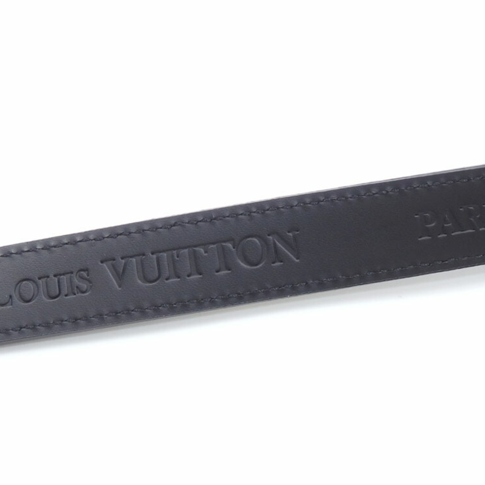 Authenticated used Louis Vuitton Rivet Leather Belt Women's Metal Black Size 85cm 34inch M9742, Adult Unisex, Size: Length: 80cm - 85cm / 31.49'' 