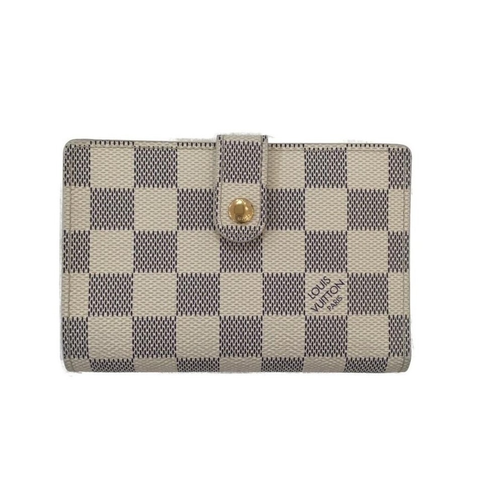 Louis Vuitton Damier Azur Clémence Wallet 2021-22FW, White