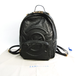 Zanellato ZAINO Unisex Leather Backpack Black