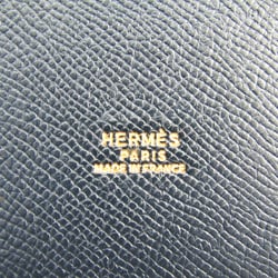 Hermes Standy Women's Courchevel Leather Shoulder Bag Blue Indigo