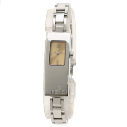 FENDI 3300L Square Face Watch Stainless Steel / SS Ladies