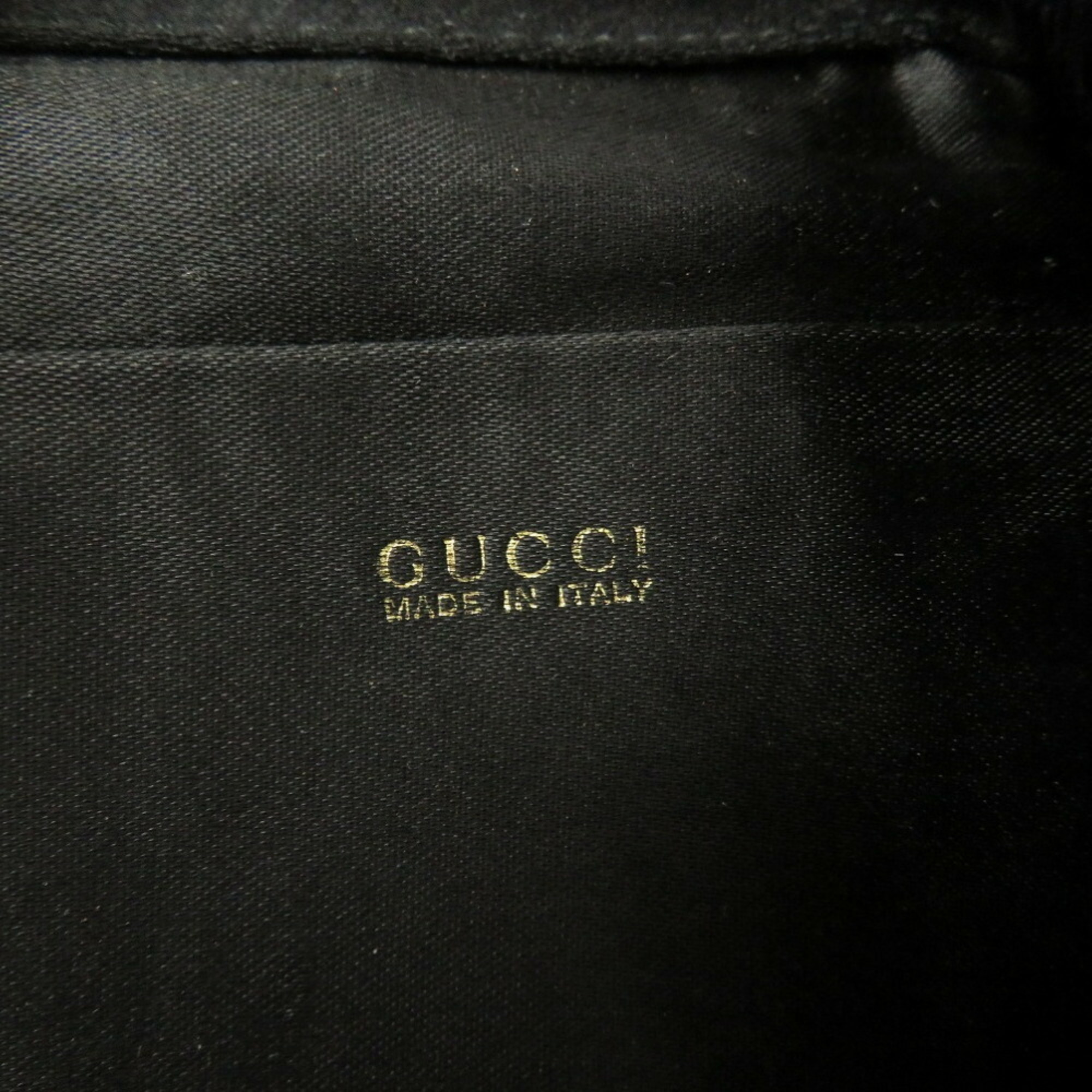 Gucci Bamboo Satin Black 005 4781 0319 Rucksack Backpack Bag 0059 GUCCI