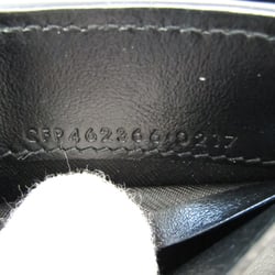 Saint Laurent ID Compact Wallet 462366 Unisex  Calfskin Wallet (tri-fold) Black