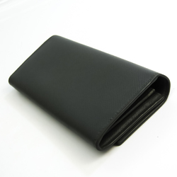 Celine Large Flap Wallet 10B563BEL Women's  Calfskin Long Wallet (bi-fold) Gray